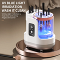 USB Electric Makeup Brush Cleaner 3-in-1 with Automatic Quick-Drying Support Device - Makeup Brush Cleaning And Drying Book Tool